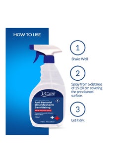 VCare V Care Surface Disinfectant 750ml Pack + V Care Multi-Purpose Spray 750ml '  - Image 4