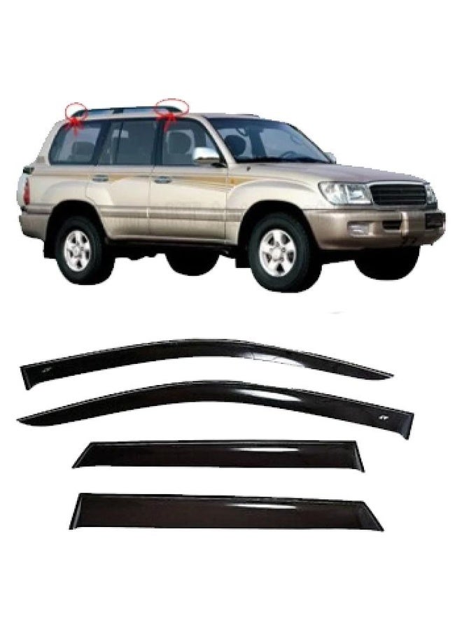 Generic Window protectors and rain guards for Toyota Land Cruiser 1998 1999 2000 2001 2002 2003 2004 2005 2006 2007 
