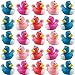 Bedwina Mini Unicorn Rubber Duckies Pack of 24 Assorted 2 Inch Duckies Squirt Bath Tub Toy for Kids Squeezable and Squirtable Great for Birthday Partys Fillers and Decorations - Image 2