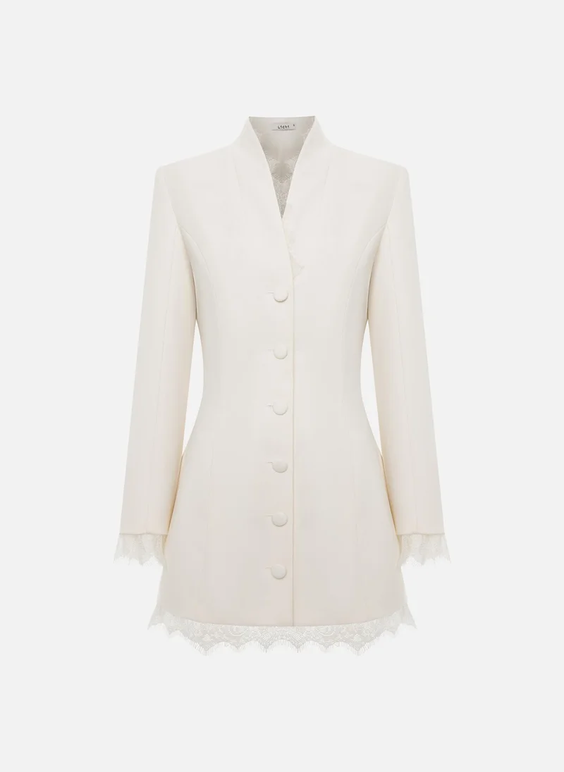 Lichi  Mini blazer dress with lace detailing for Women | Best Price UAE