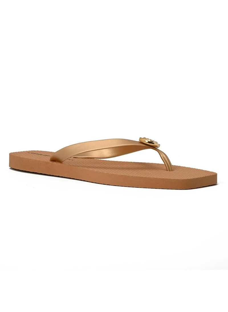 Carmen Steffens Golden Flip-Flops