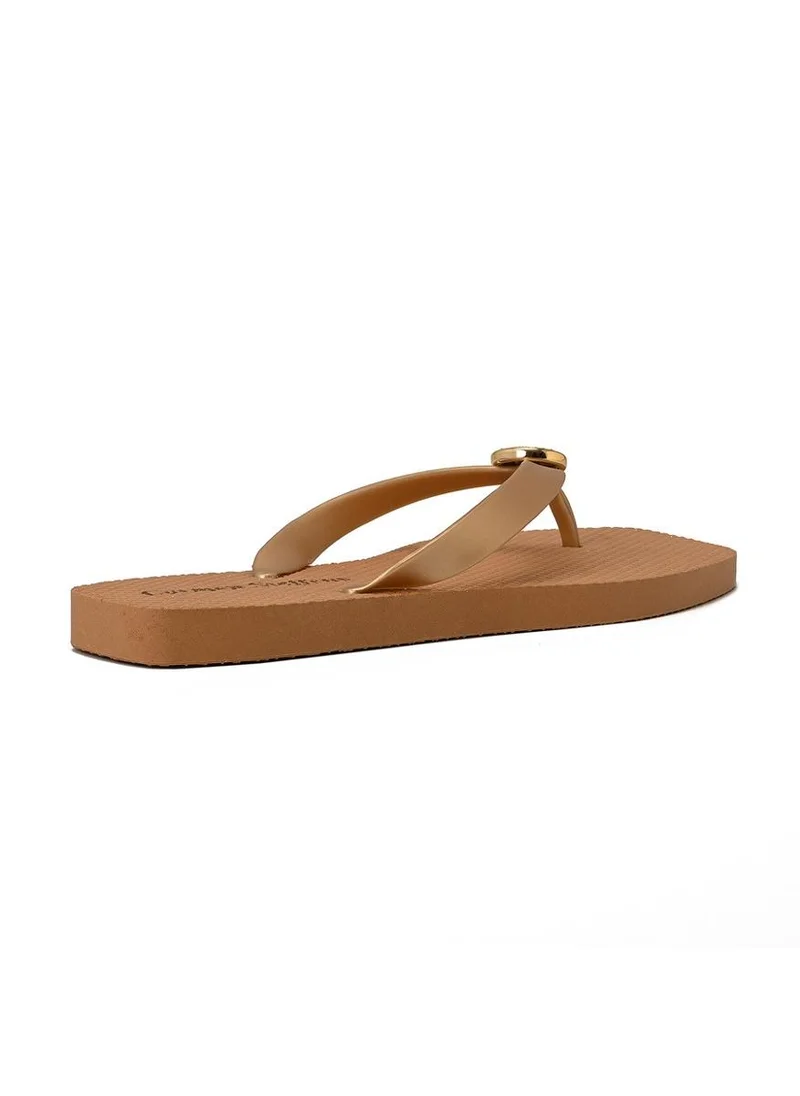 Carmen Steffens  Golden Flip-Flops for Women | Best Price UAE