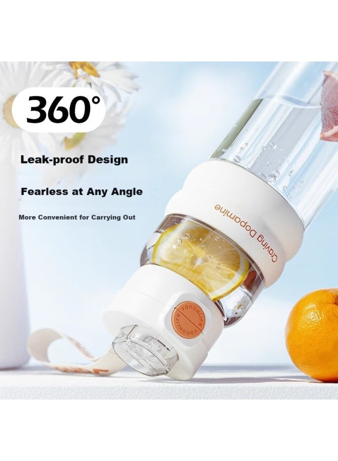 Vanow Sports Water Bottle With Straw For Men And Women, Large Capacity Water Bottle For Students, Summer High Temperature Resistant Portable Space Cup - Image 2