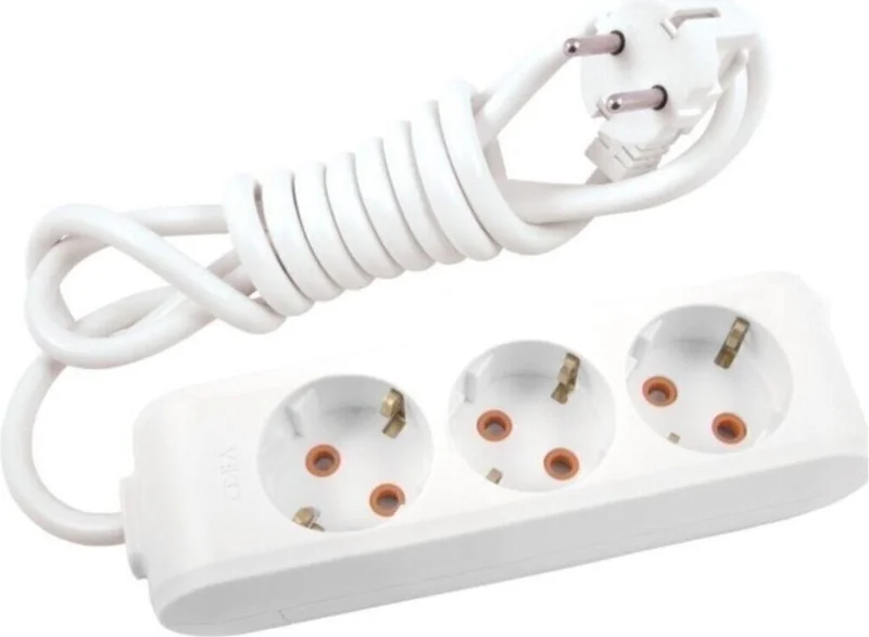 EC Shop Viko Extension Viko Triple Grounded Group Socket 5 Meters