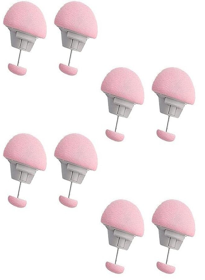 GKDARED Duvet Clips Mushroom Duvet Cover Pins Cotton Quilt Fixer Duvet Fasteners Grippers Anti-Movement Bed Quilt Clamps Sheet Quilt Holder Clips for Socks Curtains Quilt Cove (Multicolor, Pack of 8) - Image 5
