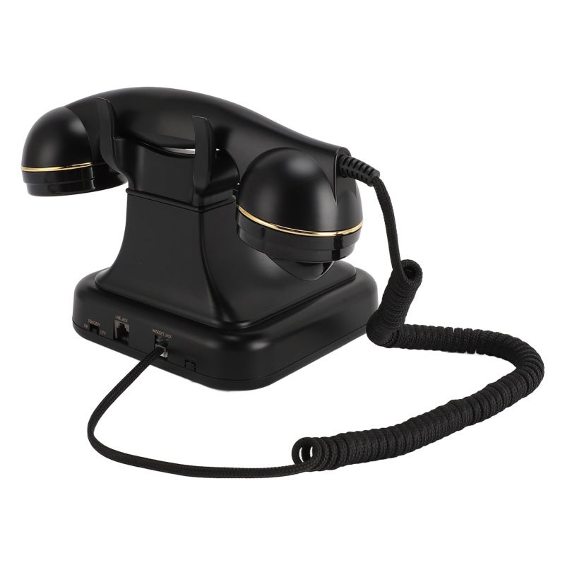 Retro Landline Phone 1 Mechanical Ringtone - Redial Function Classic Rotary Dial for Home Office Vintage Enthusiasts - Image 2