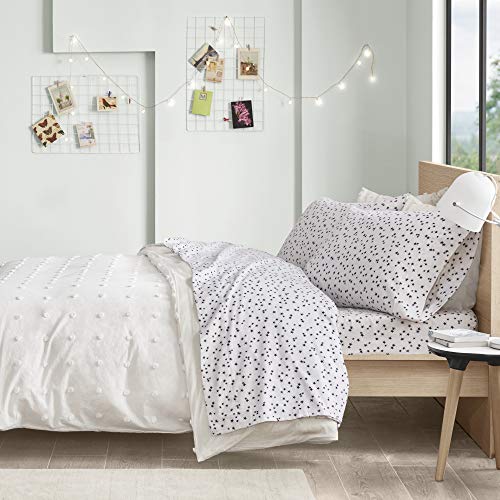Intelligent Design Cozy Soft 100 Cotton Flannel Print Animals Stars Cute Warm Ultra Soft Cold Weather Sheet Set Bedding Twin Blue Stars 3 Piece - Image 3