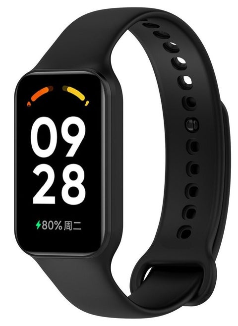 Soft TPU strap for the Xiaomi Redmi Smart Band 2 This soft and flexible wristband is ideal for both daily and sporty (Black)