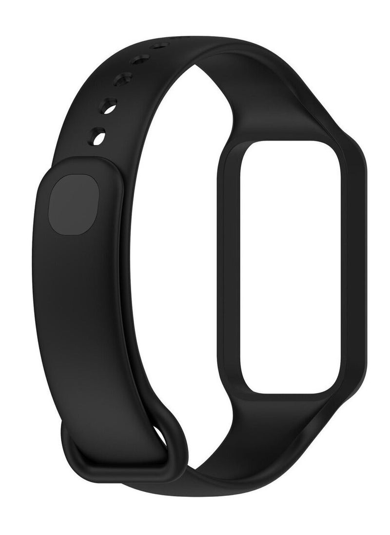 Soft TPU strap for the Xiaomi Redmi Smart Band 2 This soft and flexible wristband is ideal for both daily and sporty (Black)