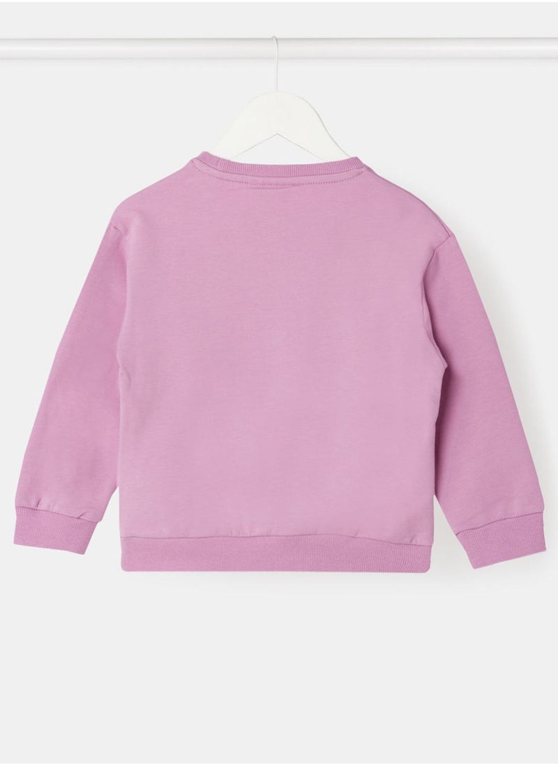 NAME IT - Kids Minnie Long Sleeve Sweatshirt - Image 1