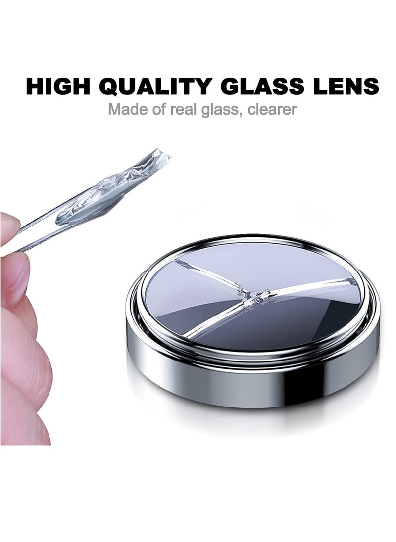 Generic - Blind Spot Mirrors 360° Rotating Blind Spot Mirrors Wide Angle Convex HD Waterproof Blind Spot Mirrors for Cars Trucks More Visible Traffic Safety Easy Peel and Stick Adjustable - Image 1