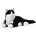 Chongker Interactive Companion Robot Cat Pets Handmade Weighted Stuffed Animals Cat Plush Toy with Voice Response Realistic Heartbeat and Purring Black Cat - Image 3