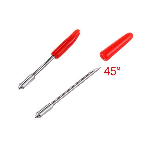 CJRSLRB CB09 Graphtec Blade Holder Base with 18Pcs Cutting Blades (30/45/60 Degree) for Silhouette Cameo 1 2 3/Portrait/Curio/Graphtec 6000/CE 5000-60 Plotter - Image 3