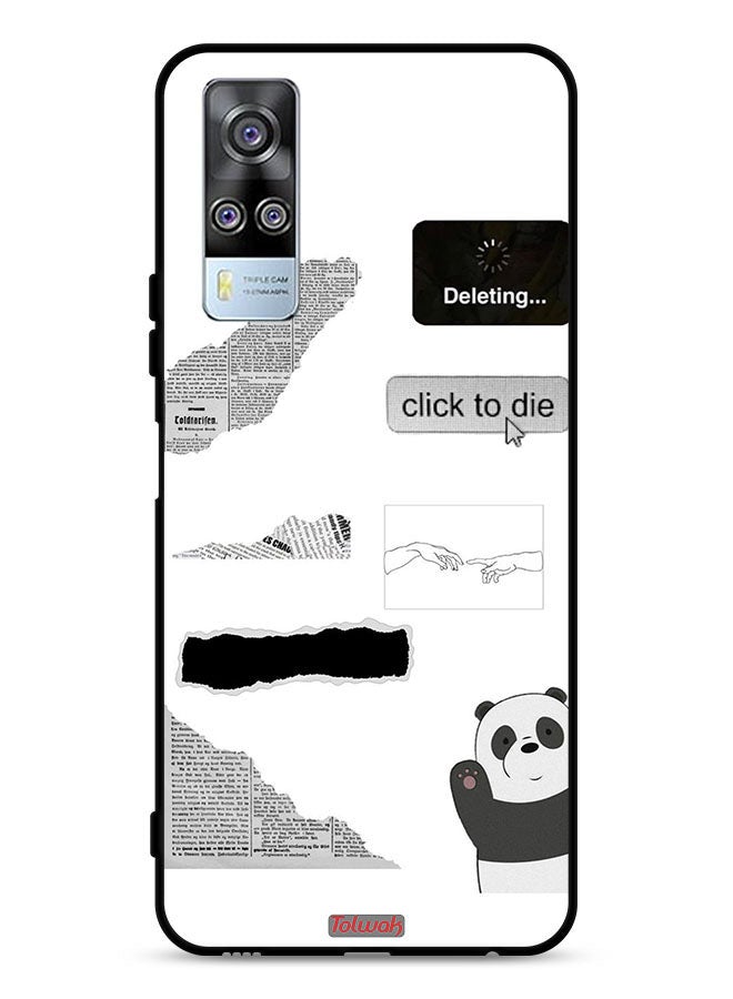 Tolwak vivo Y53s 4G Protective Case Cover Panda Sticker - Image 1