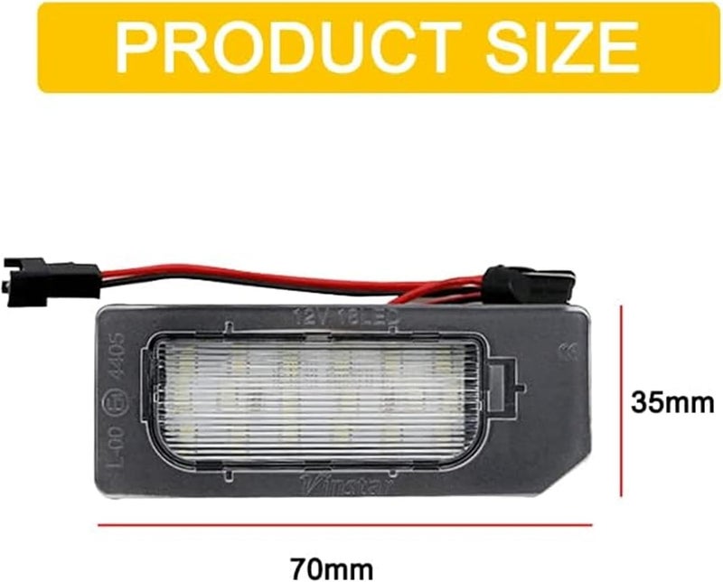 QASULER 12V LED License Plate Light for Mitsubishi ASX Outlander Sport - Image 5