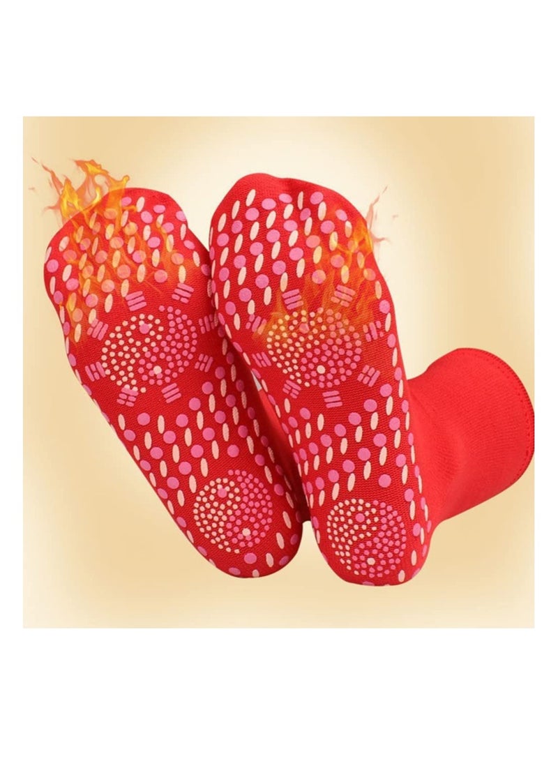 Heated Socks Tourmaline Self Heating Magnetic Comfortable Winter Cold Feet Warm Socks for Men Women Outdoor Skiing Hiking Camping Riding Motorcycle and Hunting - Image 3