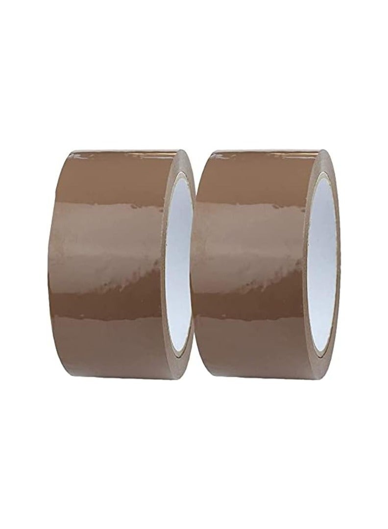 KNP KNP 2 Inch Brown Packaging Tape (50 YRD) high-strength, durable adhesive tape designed for sealing, bundling, and securing packages for shipping, moving, or storage.  - Image 1