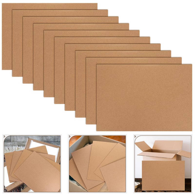 Corrugated Cardboard Shipping Boxes 10 Sheets For Mailing And Storage - Image 4