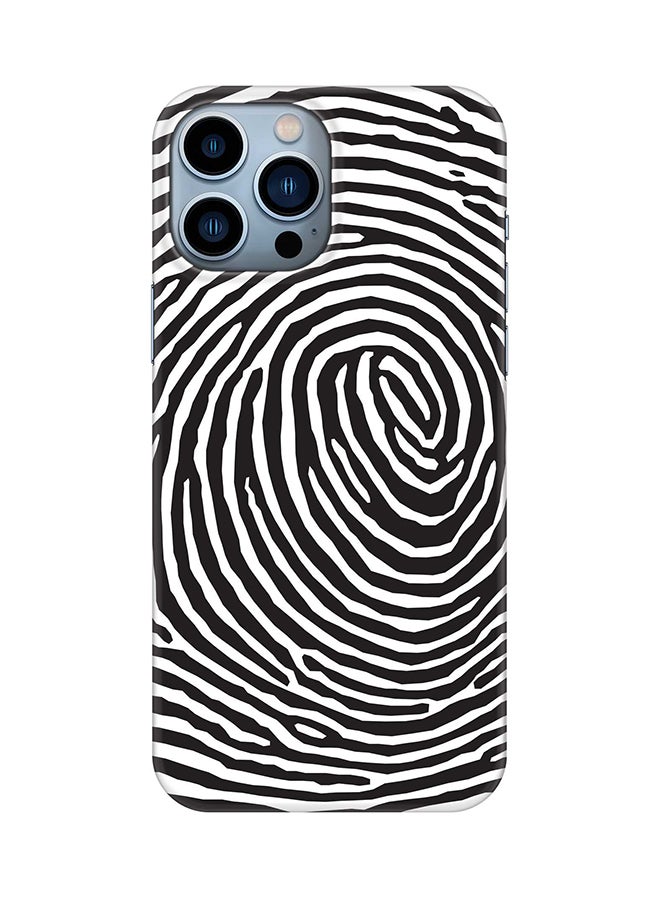 Case for Apple iPhone 14 Pro Max Slim Snap Classic Series Mobile Cover Hard PC Shield Matte Finish Print - Finger Prints