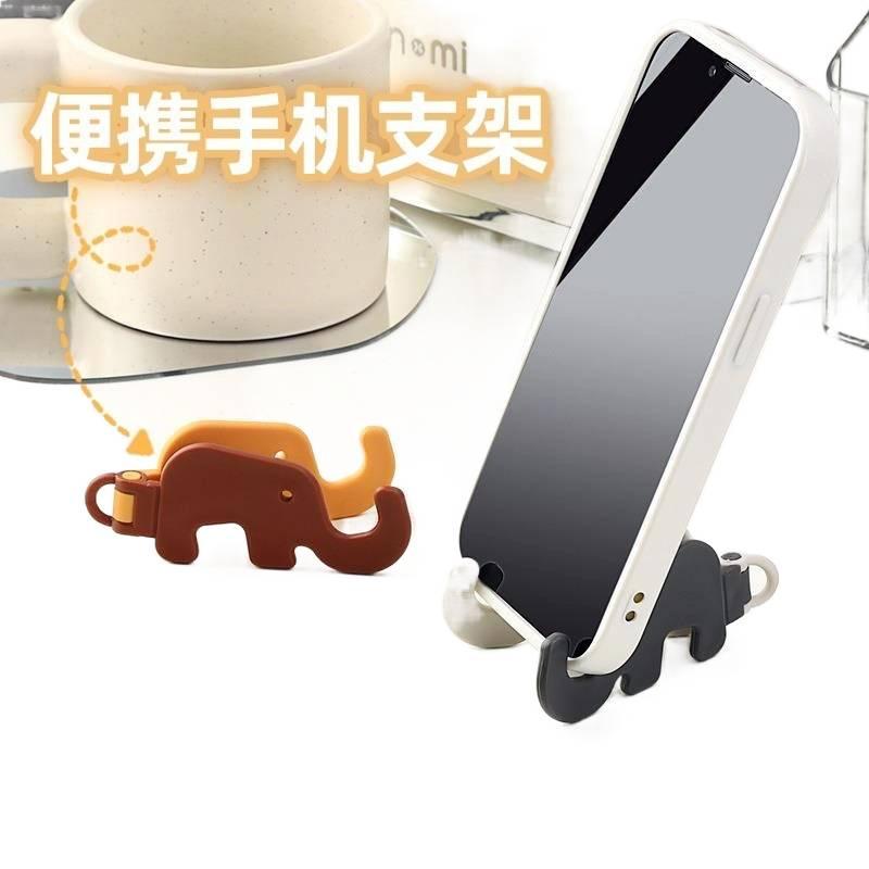 Car Phone Holder in Brown for Phone and Tablet Fit for Desk Setup - Image 2