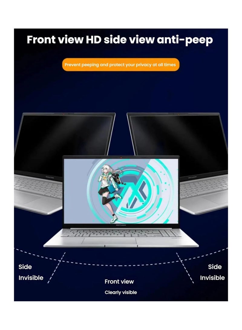 general Privacy Screen Protector Compatible 2025 ASUS Zenbook Duo 2-in-1 Laptop Dual 14-inch OLED (UX8406C) Adhesive Film (Primary and Secondary) - Image 3