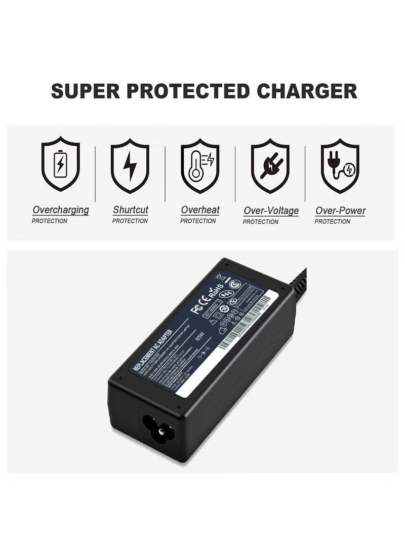 Rock Pow 65W 19.5V 3.33A AC HP Laptop Charger, 710412-001, 709985-002, PA-1650-30HE Compatible with HP 250 255 G2 G3 G4 G5 Series, HP Pavilion 15 Series Notebook, HP Elite Book, Chromebook 14  - Image 4