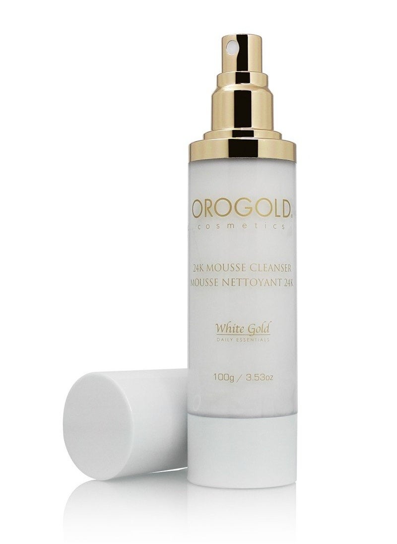 Orogold Orogold White Gold 24K Anti Aging Facial Cleanser - 100 Ml / 3.38 Fl. Oz.  - Image 1