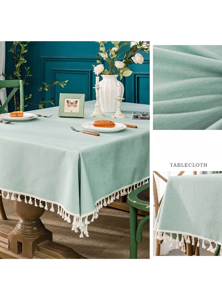NIBEMINENT Waterproof and oil-proof cotton linen tablecloth no need to clean tablecloth  - Image 5
