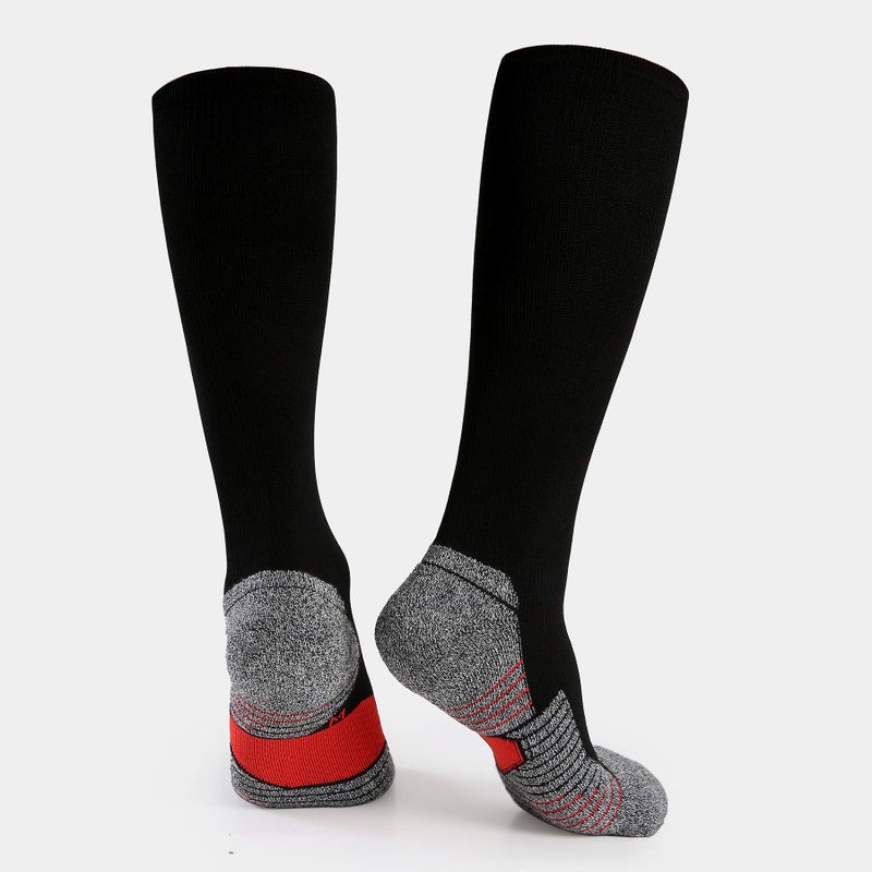 WANDER 3-6 Pairs Men's Athletic Run Cushion Over-the-Calf Tube Socks - Image 2