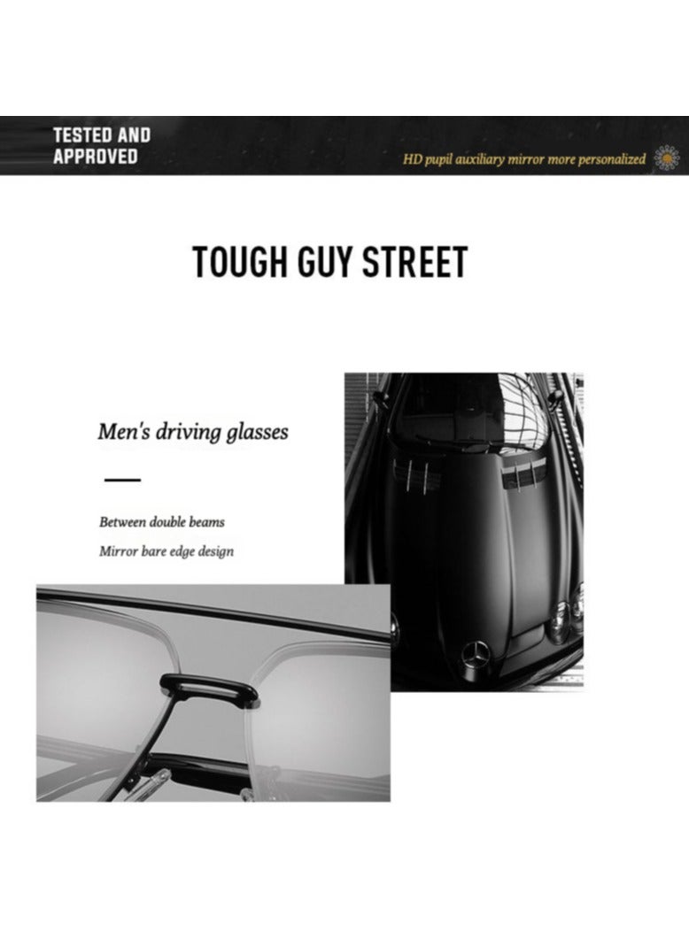 Dsueoos high-definition polarized sunglasses, driving fishing sunglasses, driving high beam anti-glare glasses - Image 4