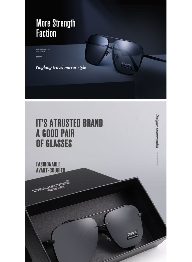 Dsueoos high-definition polarized sunglasses, driving fishing sunglasses, driving high beam anti-glare glasses - Image 3