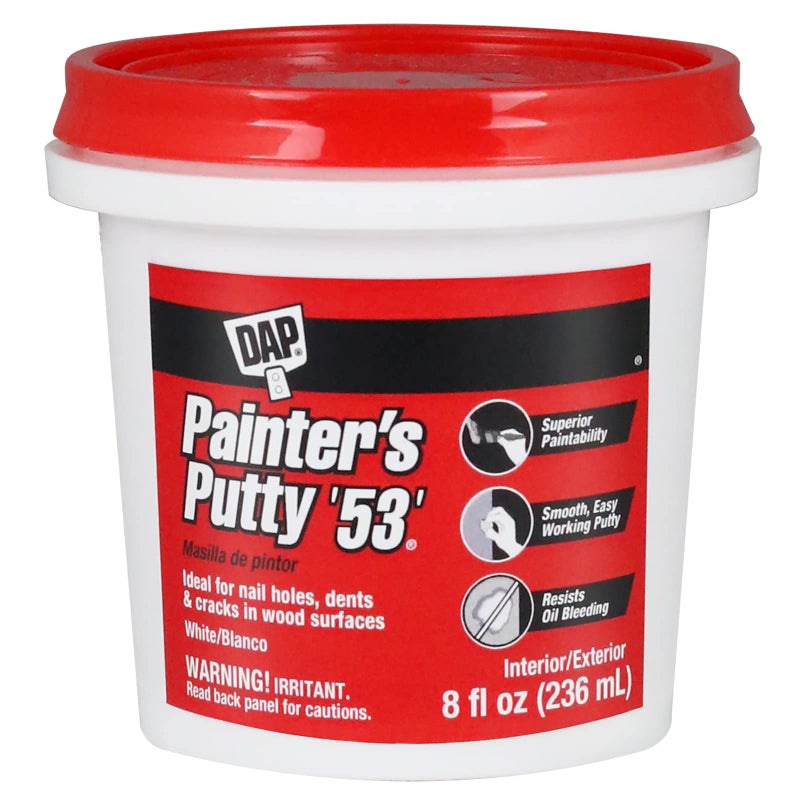 DAP Painter's Putty '53', White, 8 oz (7079812240) - Image 1