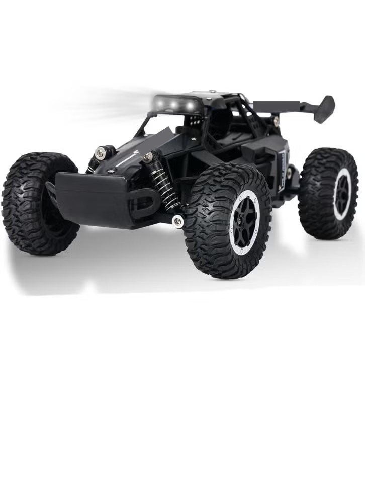 Halamodo 1:16 RC Alloy High-Speed Car Model, 2.4G Off-Road Monster Truck, Racing Toy With Lights, Perfect Gift For Boys Kids Birthday ，Black，26 cm*13 cm*16 cm - Image 3