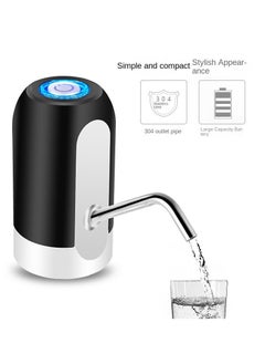 Portable Wireless Electric Water Dispenser Automatic Electric Water Pump Bucket USB Water Dispenser Rechargeable Water Pump Electric Water Dispenser Black