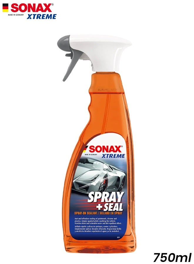 SONAX Xtreme Spray + Seal 750ml – Quick Spray-On Sealant for Car Paint, Chrome & Plastic, Instant Hydrophobic Protection, Long-Lasting Shine, Easy One-Step Application, Made in Germany Car Care Sealant - Image 1