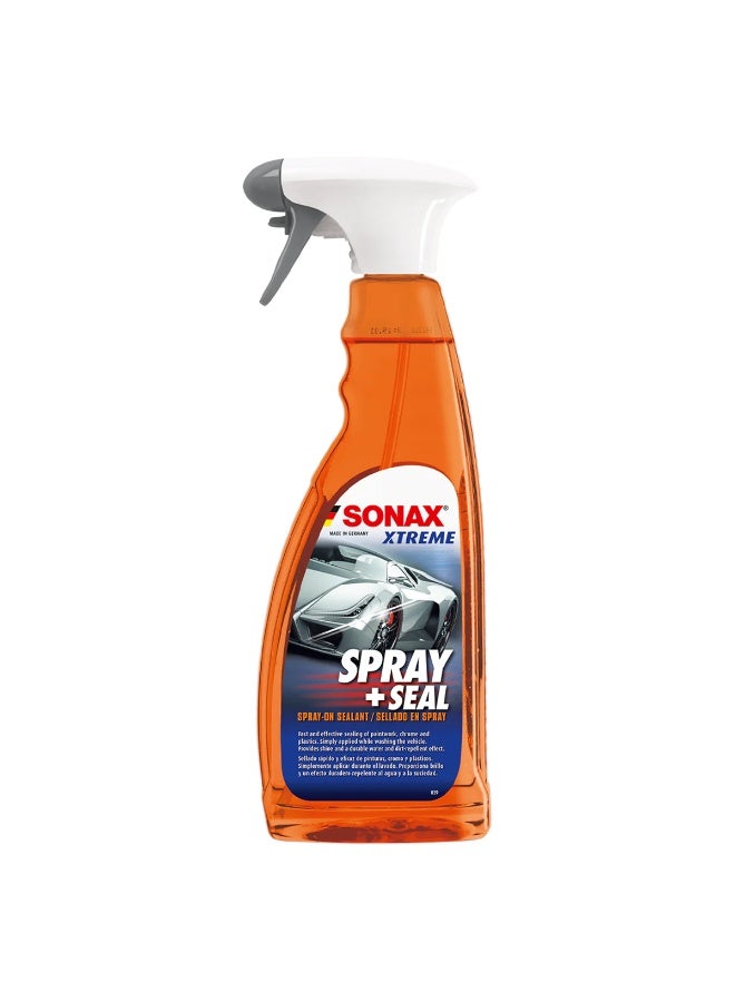 SONAX Xtreme Spray + Seal 750ml – Quick Spray-On Sealant for Car Paint, Chrome & Plastic, Instant Hydrophobic Protection, Long-Lasting Shine, Easy One-Step Application, Made in Germany Car Care Sealant - Image 3