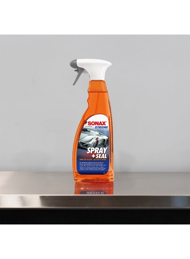 SONAX Xtreme Spray + Seal 750ml – Quick Spray-On Sealant for Car Paint, Chrome & Plastic, Instant Hydrophobic Protection, Long-Lasting Shine, Easy One-Step Application, Made in Germany Car Care Sealant - Image 5