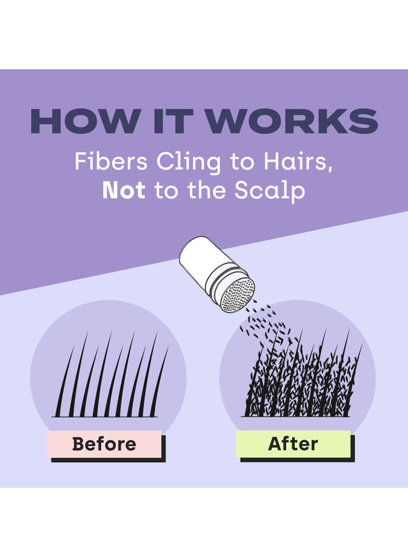 Toppik Hair Building Fibers Instant Hair Concealer for Thinning Hair, Hair Fiber for Men & Women, Texture Powder with Natural Keratin, Long-Lasting Hair Color Auburn - 3g - Image 5