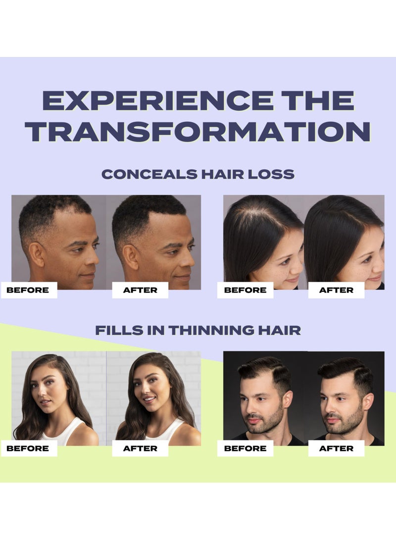 Toppik Hair Building Fibers Instant Hair Concealer for Thinning Hair, Hair Fiber for Men & Women, Texture Powder with Natural Keratin, Long-Lasting Hair Color Auburn - 3g - Image 3