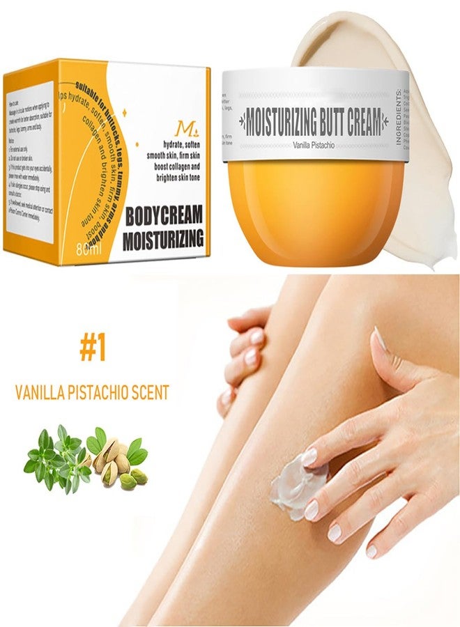 FYEBOO Butt Cream, Body Thigh Butt Firming Cream, Moisturizing Body Skin Repair- Fast Absorbing, Non-Greasy, Smoothening Butt Cream for All Skin, 80ml (#01 Vanilla Pistachio) - Image 2