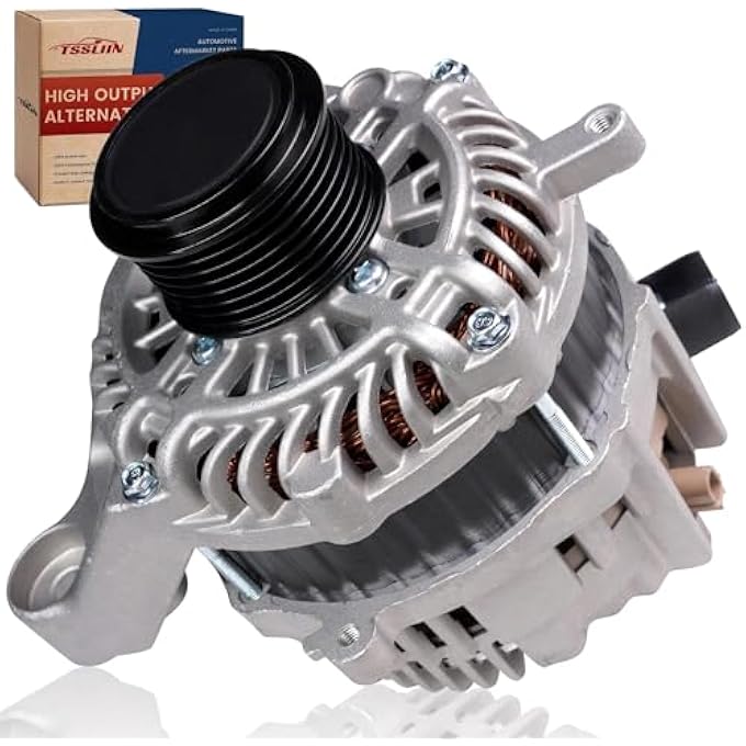 TSSLIIN Upgraded High Output Alternator For/Honda Accord 2.4L L4 2013-2017 110A 12V CW 7-Groove Pulley 31100-5A2-A02 A5TL0581 AHGA88 AMT0277 40048179 - Image 1
