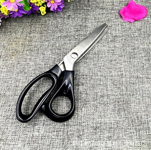 KimDaro Pinking Shears Set, 9.2 Inches Handled Professional Stainless Steel Dressmaking Sewing Craft Scissors Zig Zag Scissors (Scalloped, 3mm) - Image 4