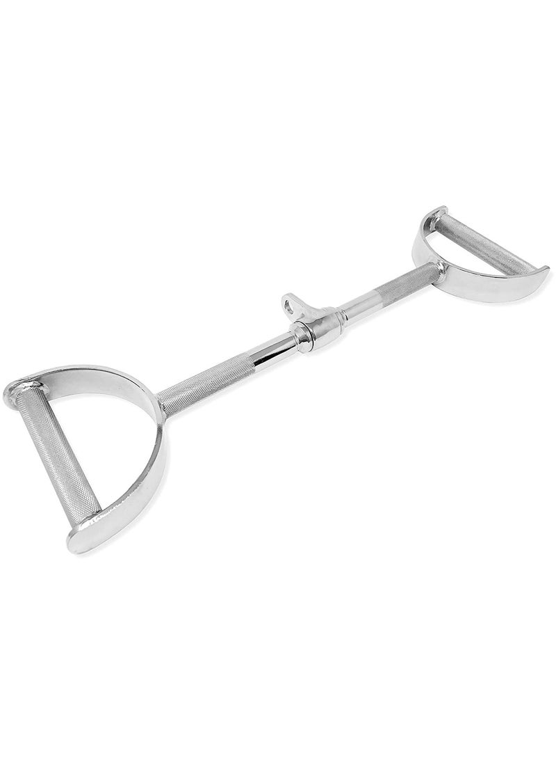 Cable Handle Push Bar Pull Up Swivel Cable Attachment for LAT Pull Up Machine, Heavy Duty Chrome Plated Steel, Weight Lifting Accessories and Home Exercise Equipment - pzsku/Z0FBE65C50028422BA50FZ/45/_/1734792781/fc897bb4-a46f-48c5-9007-9048eb712c16