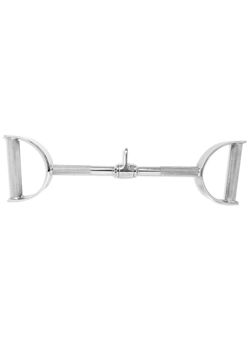 Cable Handle Push Bar Pull Up Swivel Cable Attachment for LAT Pull Up Machine, Heavy Duty Chrome Plated Steel, Weight Lifting Accessories and Home Exercise Equipment - pzsku/Z0FBE65C50028422BA50FZ/45/_/1734792812/67bc5756-08c5-495e-942e-224c22e8a23a
