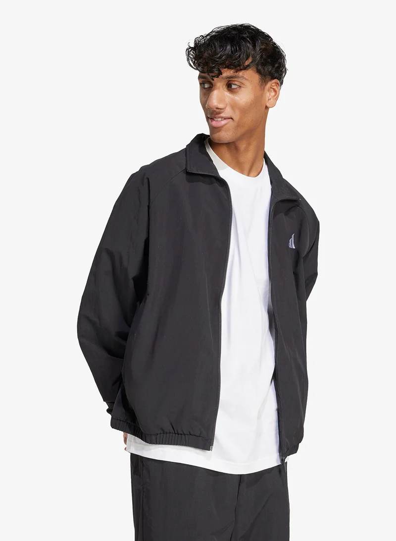 Adidas  Essential Small Logo Windbreaker for Men | Best Price UAE