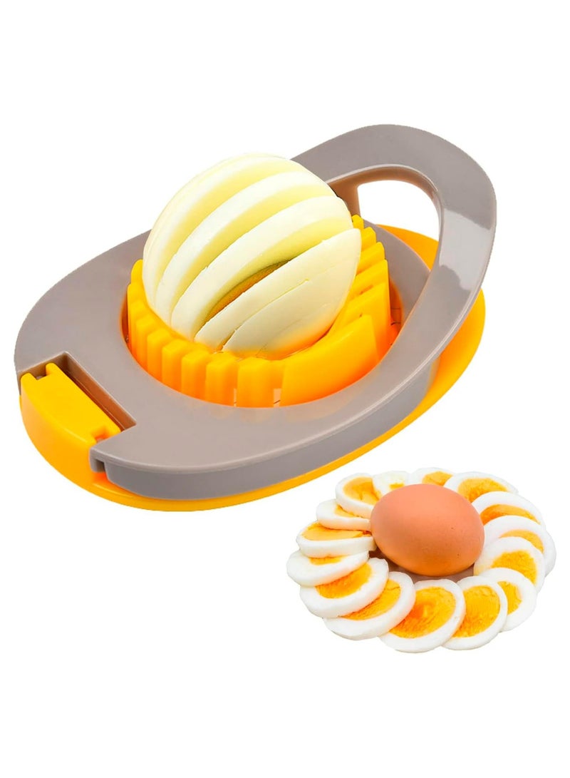 Oasisgalore Egg Slicer for Hard Boiled Eggs, Egg Cutter Strawberry Slicer, Heavy Duty Stainless Steel Wire Egg Cutter for Hard Boiled Eggs/Soft Fruits/Butter/Mushroom  - Image 1