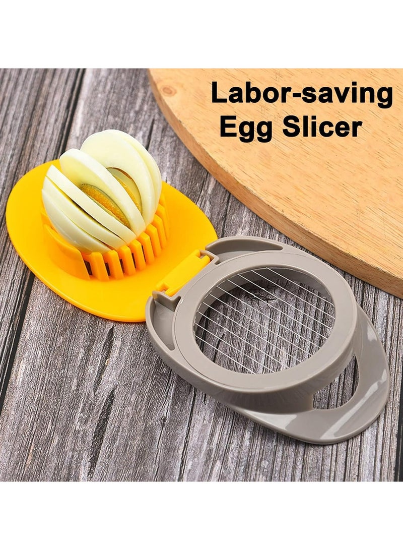 Oasisgalore Egg Slicer for Hard Boiled Eggs, Egg Cutter Strawberry Slicer, Heavy Duty Stainless Steel Wire Egg Cutter for Hard Boiled Eggs/Soft Fruits/Butter/Mushroom  - Image 3