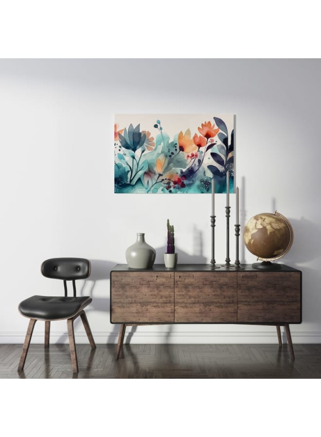 Home Gallery Canvas Wall Art, Abstract Framed Portrait of sail on sea 120x80cm - Image 4