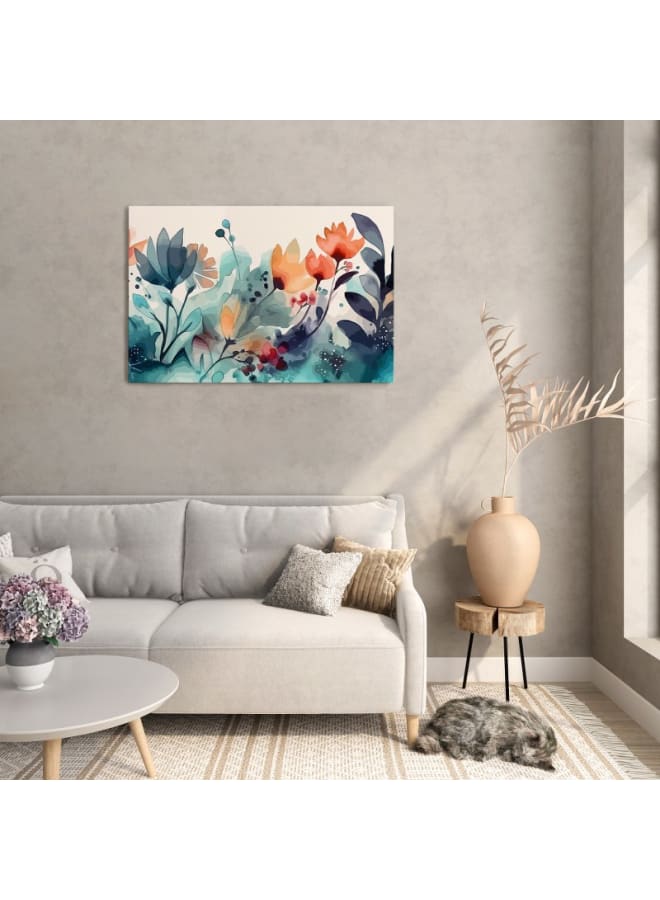 Home Gallery Canvas Wall Art, Abstract Framed Portrait of sail on sea 120x80cm - Image 3