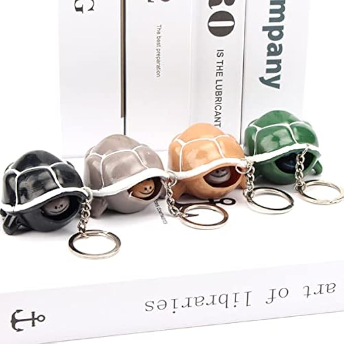 Sujosa 1pcs Turtle Keychain Fidget Toy, Silicone Stretch Toy, Stress Toy, Pressure-Relief Toy, Venting Toy, Relaxing Toy, Stress Relief and Anxiety Relief for Audlt (Four Random Color) - Image 5